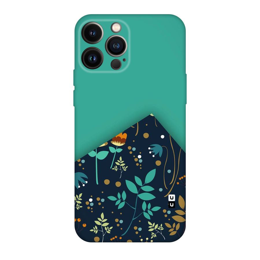 Floral Corner Original Polycarbonate Back Case for iPhone 13 Pro Max