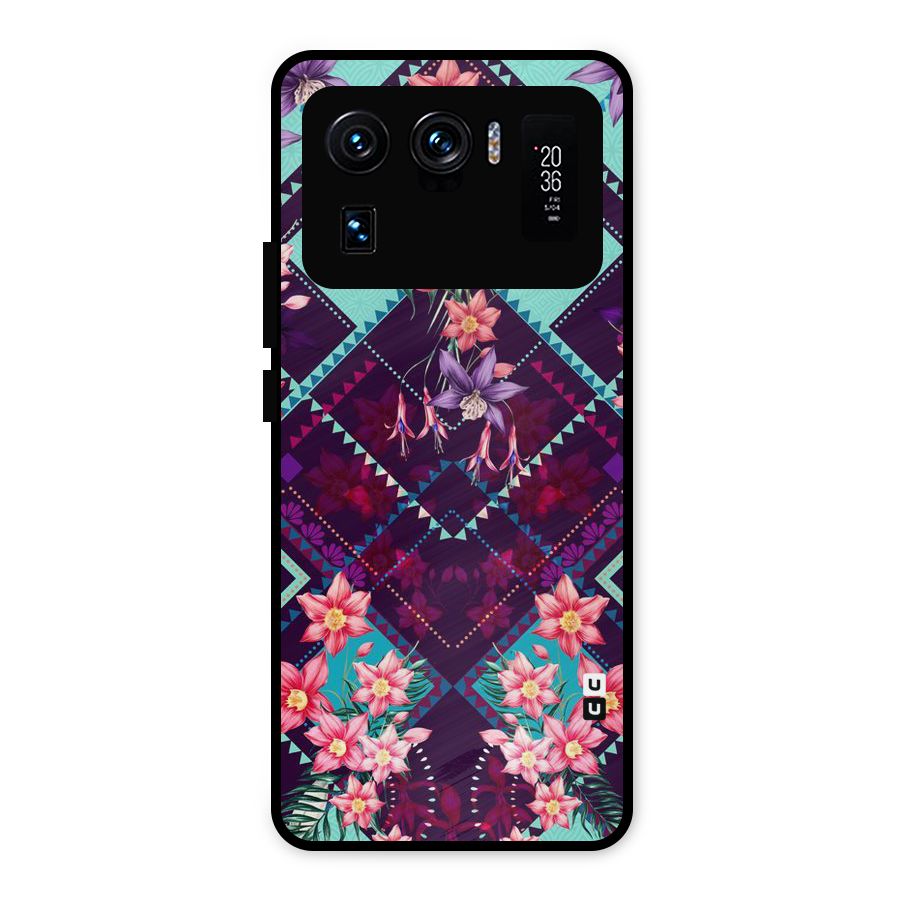 Floral Diamonds Metal Back Case for Mi 11 Ultra
