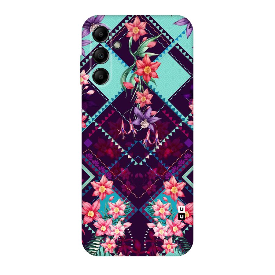 Floral Diamonds Original Polycarbonate Back Case for Galaxy A14 5G