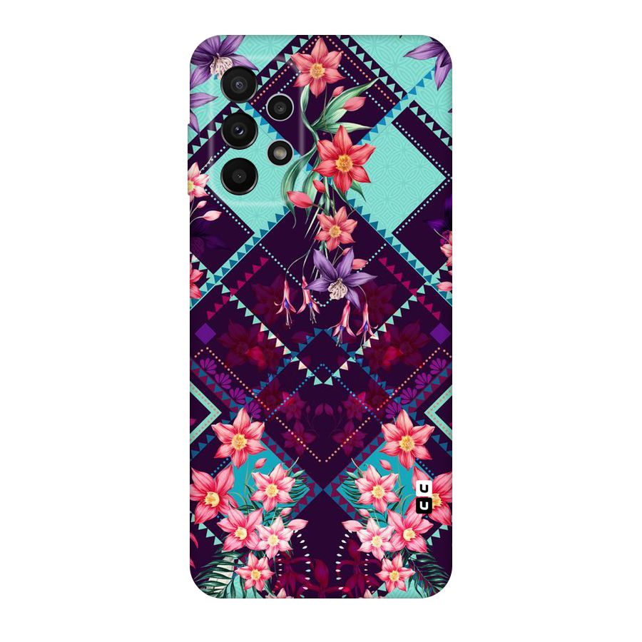 Floral Diamonds Original Polycarbonate Back Case for Galaxy A23