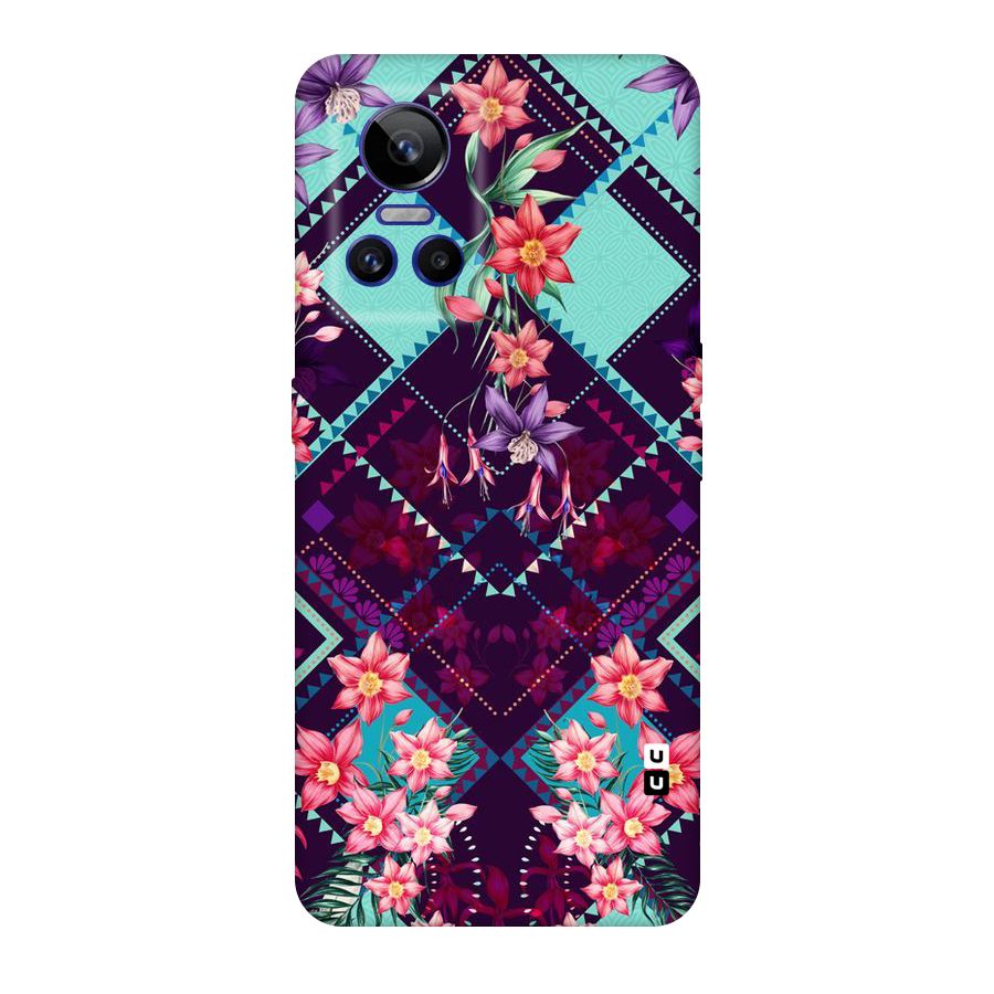 Floral Diamonds Original Polycarbonate Back Case for Realme GT Neo 3