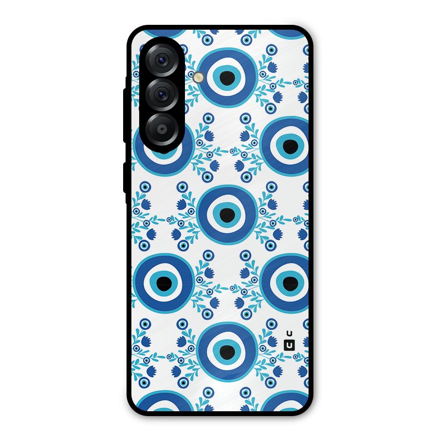 Floral Evil Eyes Metal Back Case for Galaxy A56