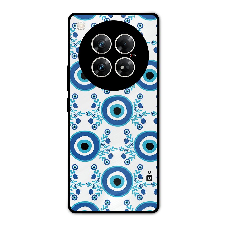 Floral Evil Eyes Metal Back Case for Infinix Zero 40 5G