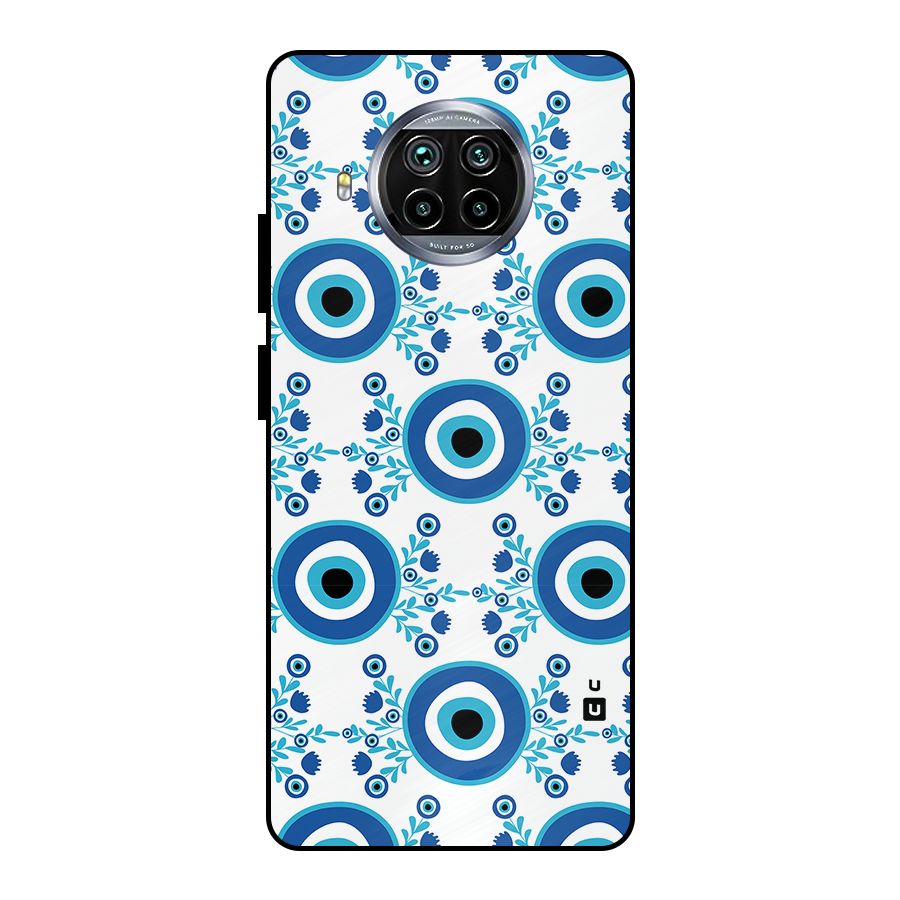 Floral Evil Eyes Metal Back Case for Mi 10i