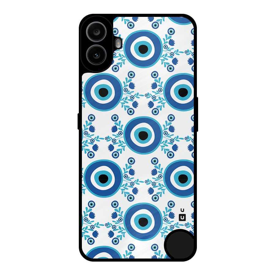 Floral Evil Eyes Metal Back Case for Nothing CMF Phone 1