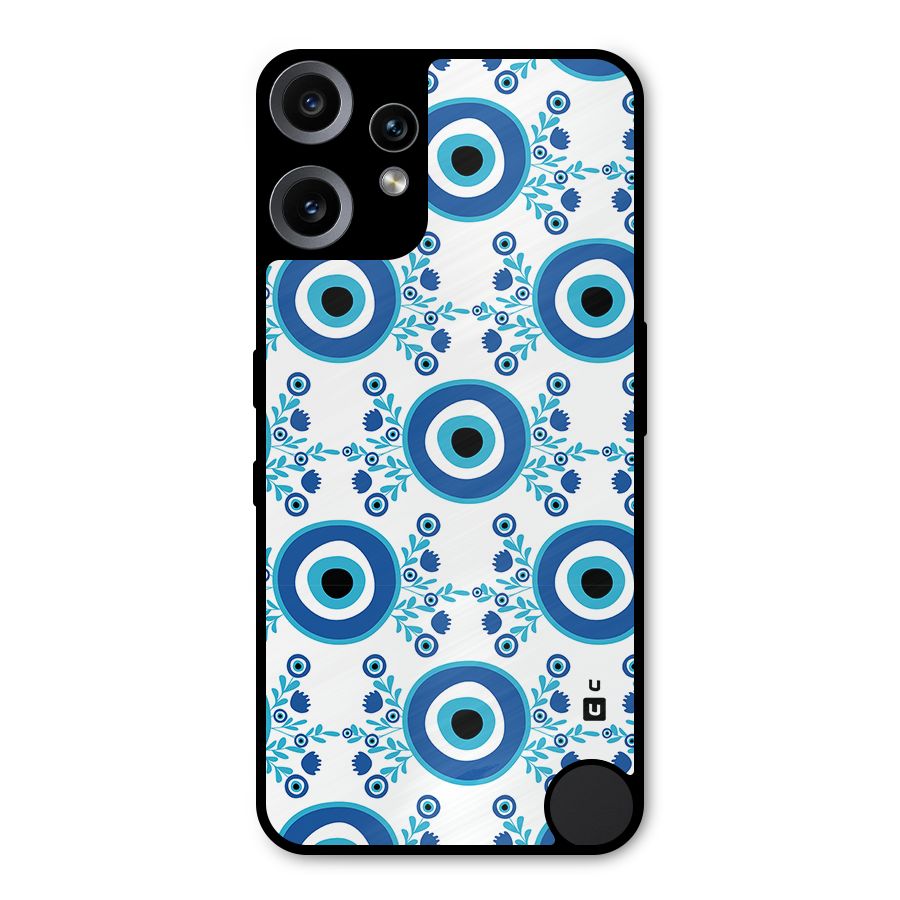 Floral Evil Eyes Metal Back Case for Nothing CMF Phone 2 Pro