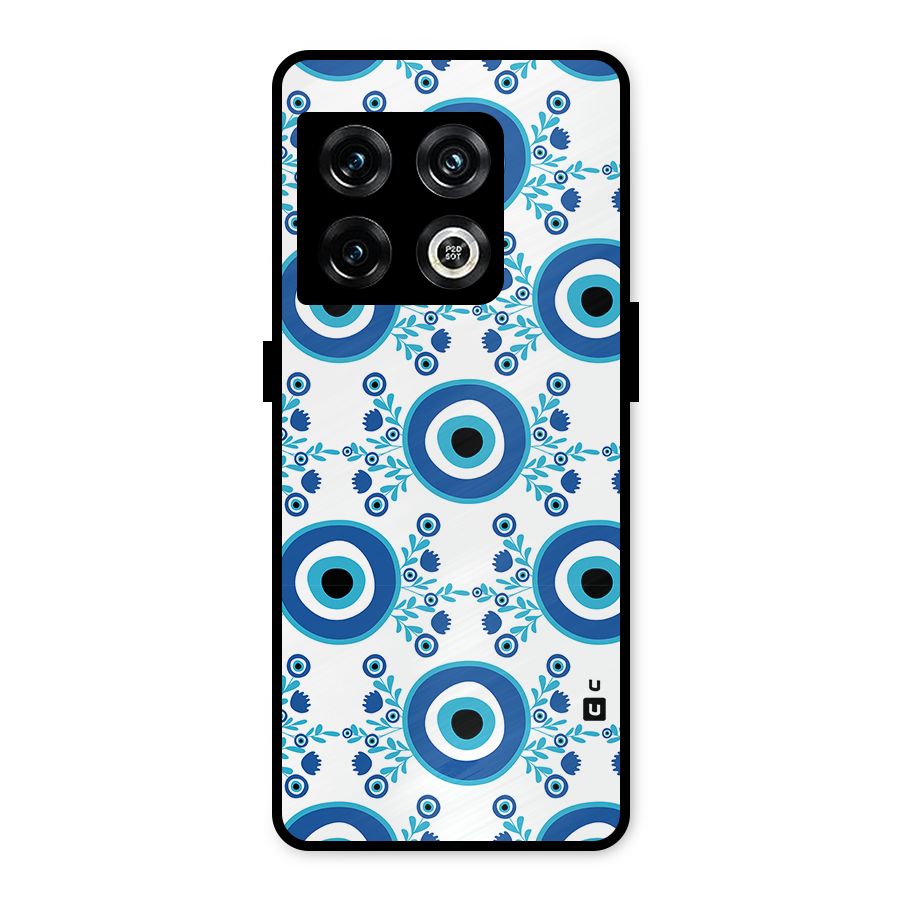 Floral Evil Eyes Metal Back Case for OnePlus 10 Pro 5G