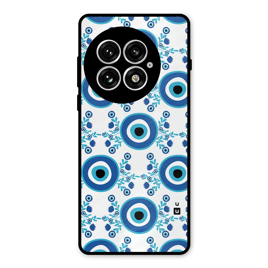 Floral Evil Eyes Metal Back Case for OnePlus 13