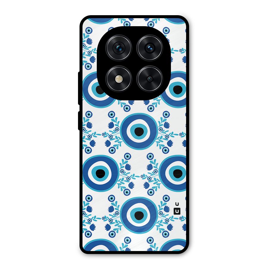 Floral Evil Eyes Metal Back Case for Poco X7