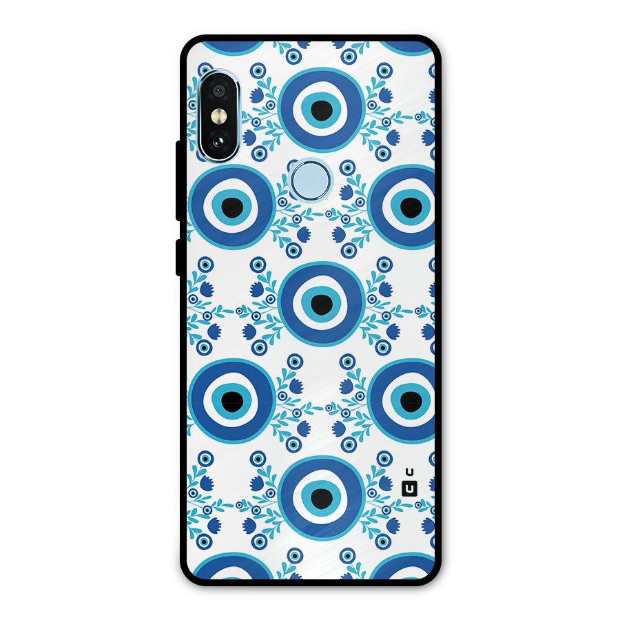 Floral Evil Eyes Metal Back Case for Redmi Note 5 Pro