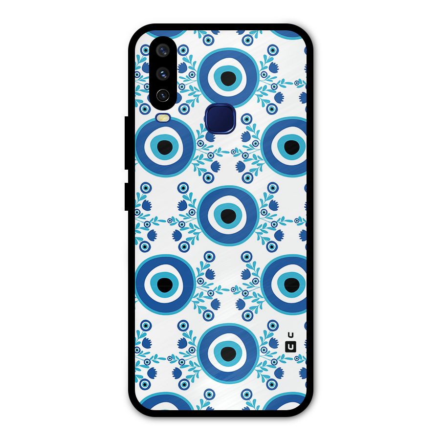 Floral Evil Eyes Metal Back Case for Vivo V17