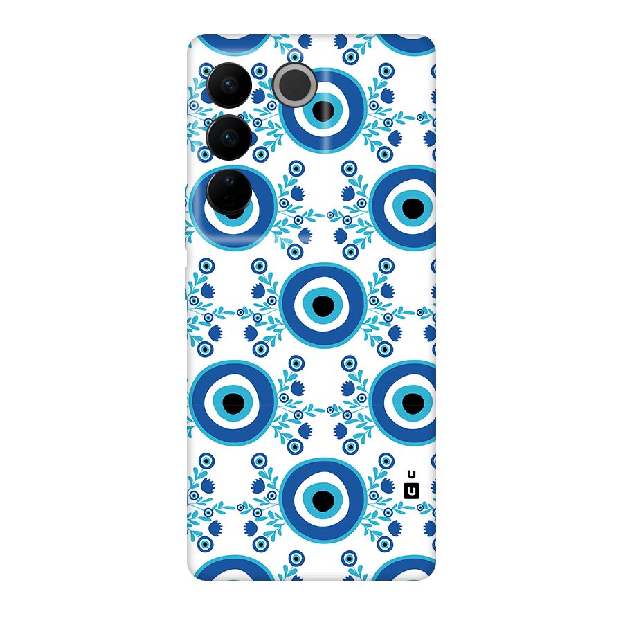 Floral Evil Eyes Original Polycarbonate Back Case for Vivo V27