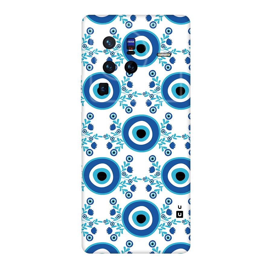 Floral Evil Eyes Original Polycarbonate Back Case for Vivo X80