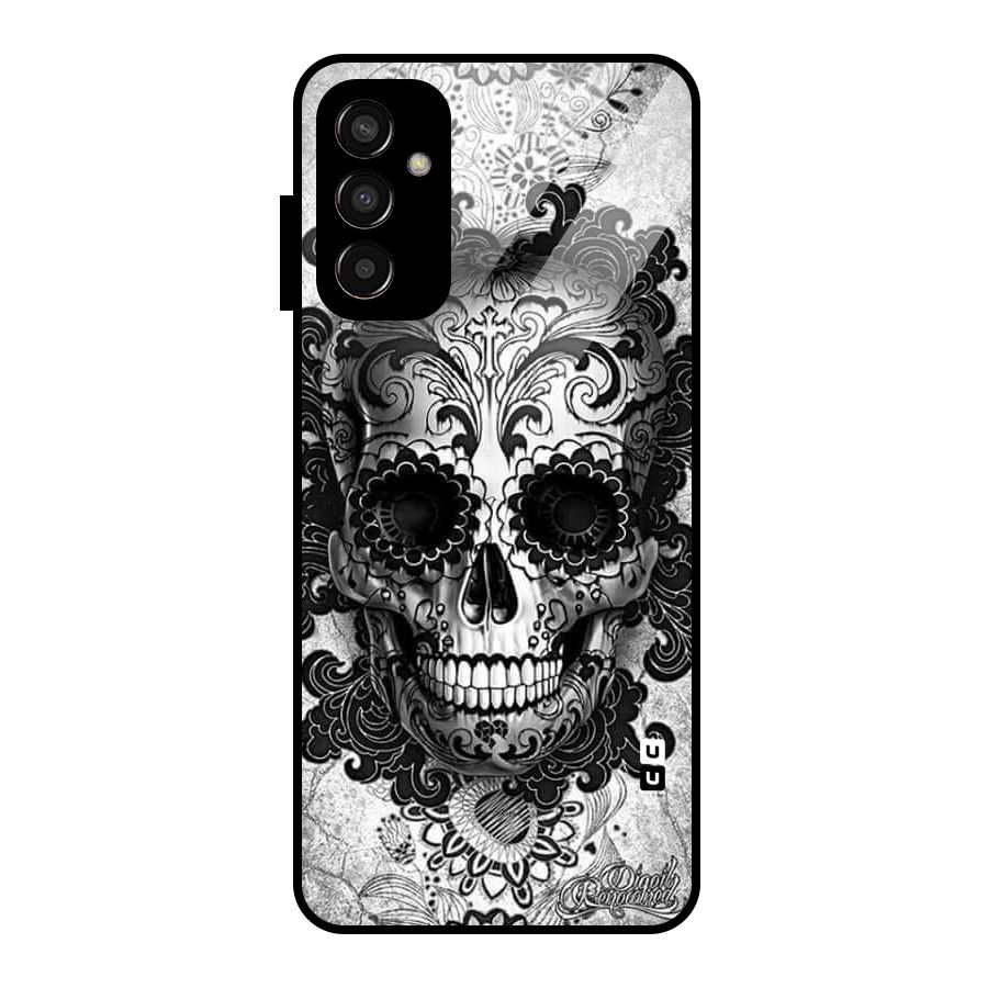 Floral Ghost Glass Back Case for Galaxy F13
