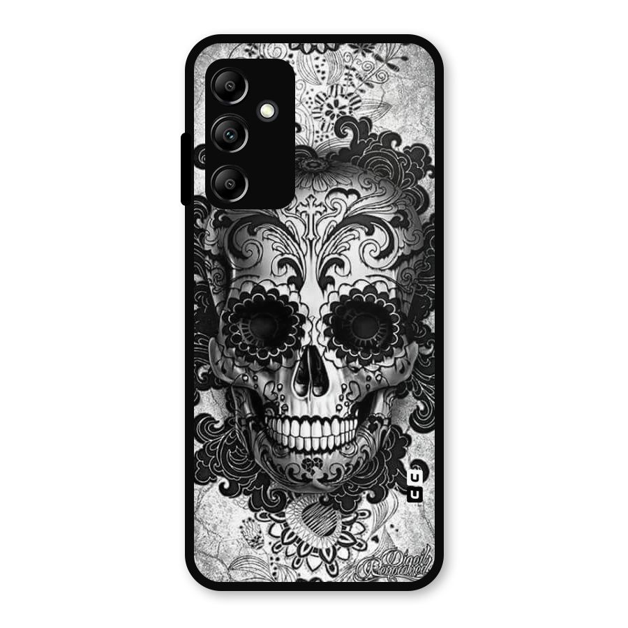 Floral Ghost Metal Back Case for Galaxy A14 5G