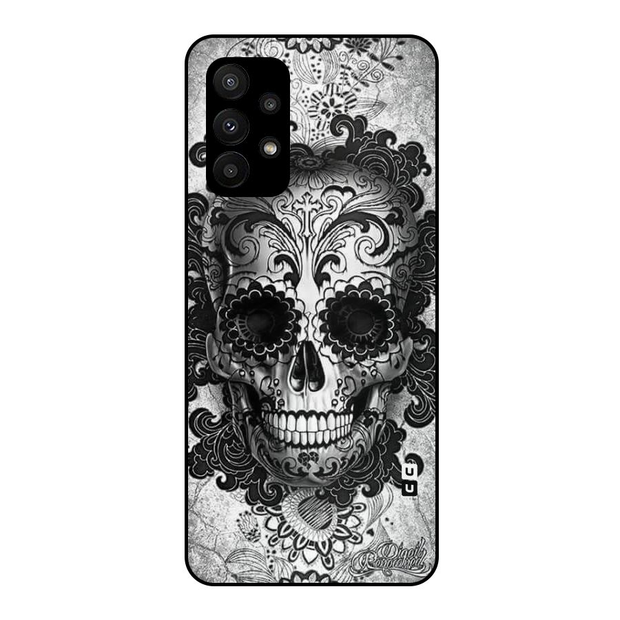 Floral Ghost Metal Back Case for Galaxy A23