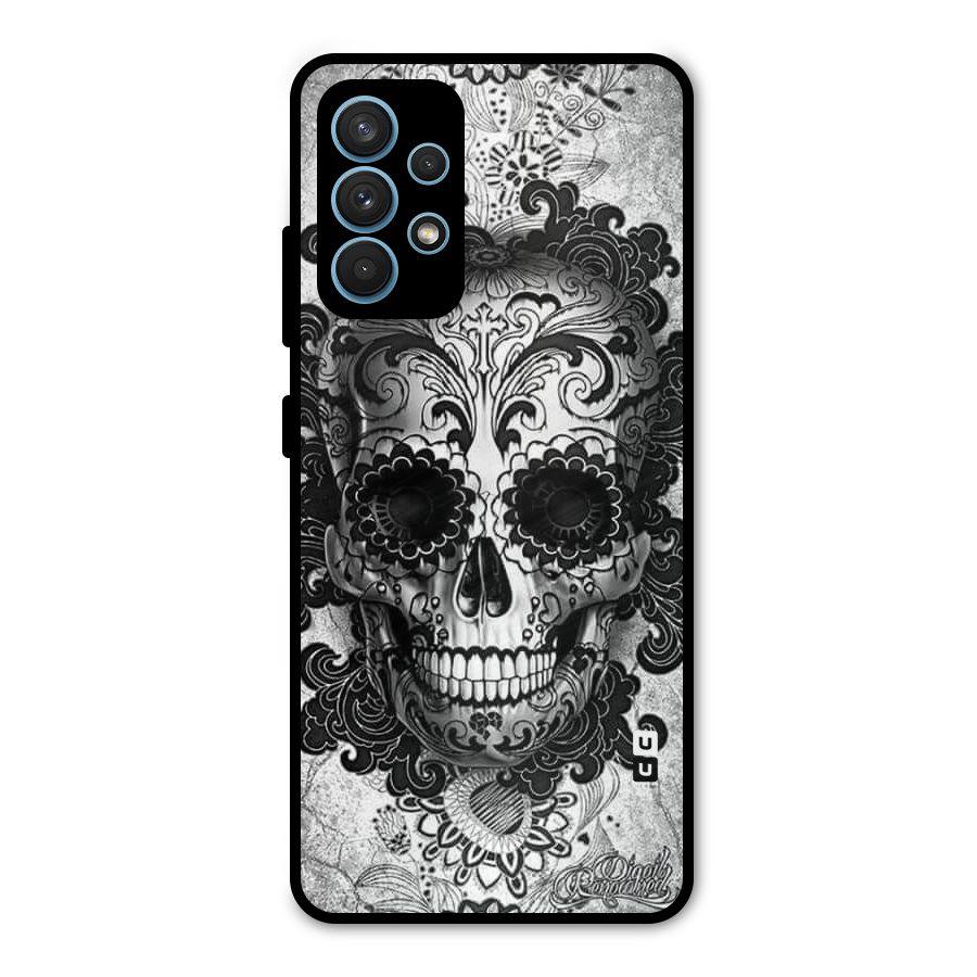 Floral Ghost Metal Back Case for Galaxy A32