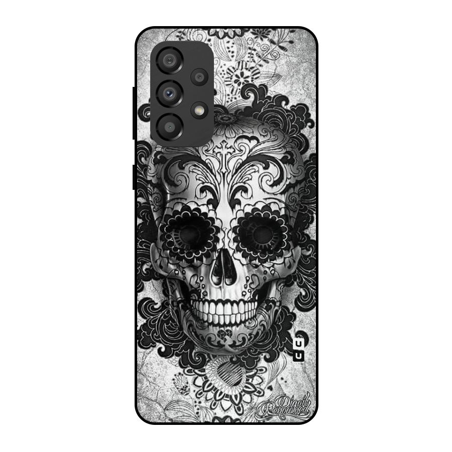 Floral Ghost Metal Back Case for Galaxy A33 5G