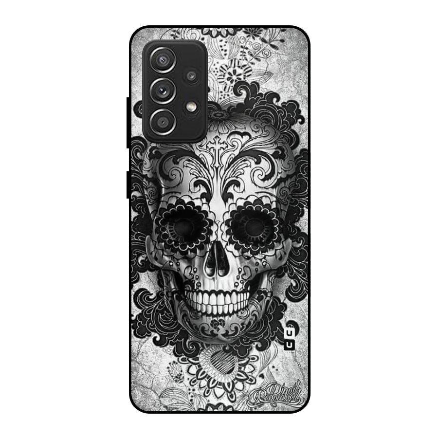 Floral Ghost Metal Back Case for Galaxy A52s 5G