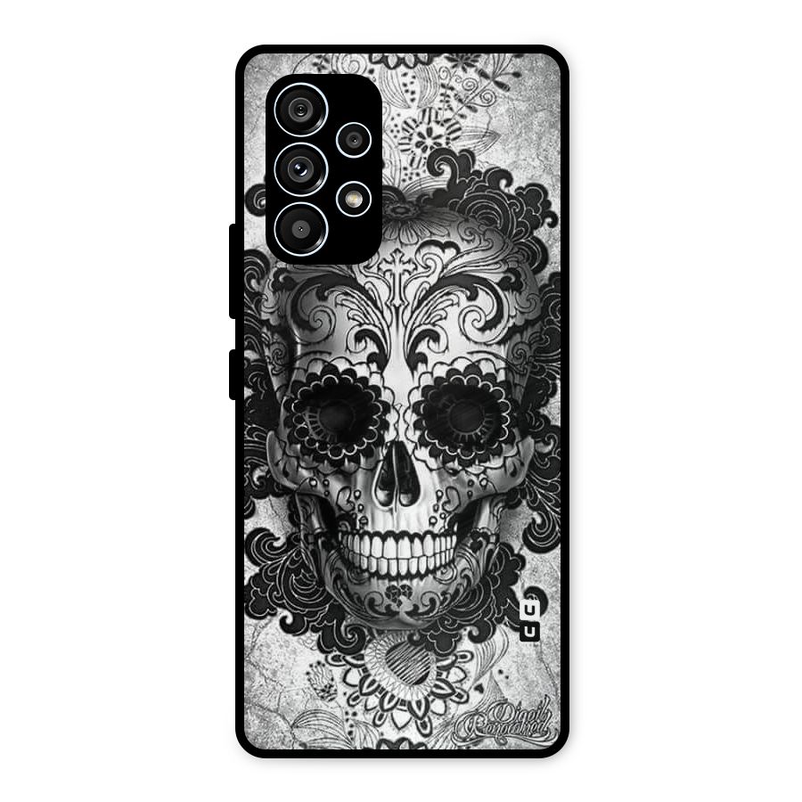 Floral Ghost Metal Back Case for Galaxy A53 5G