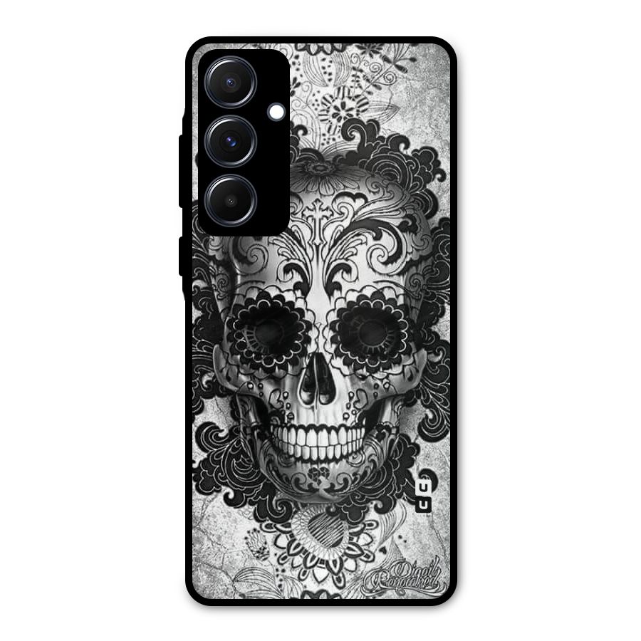 Floral Ghost Metal Back Case for Galaxy A55