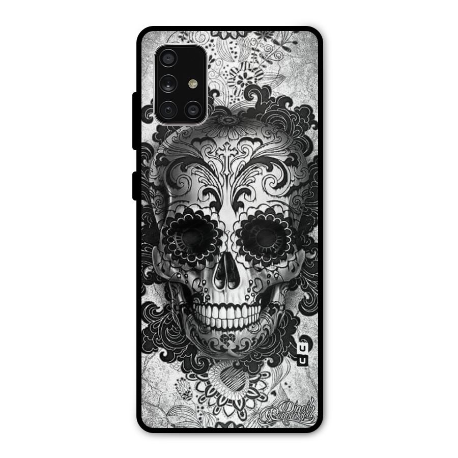 Floral Ghost Metal Back Case for Galaxy A71