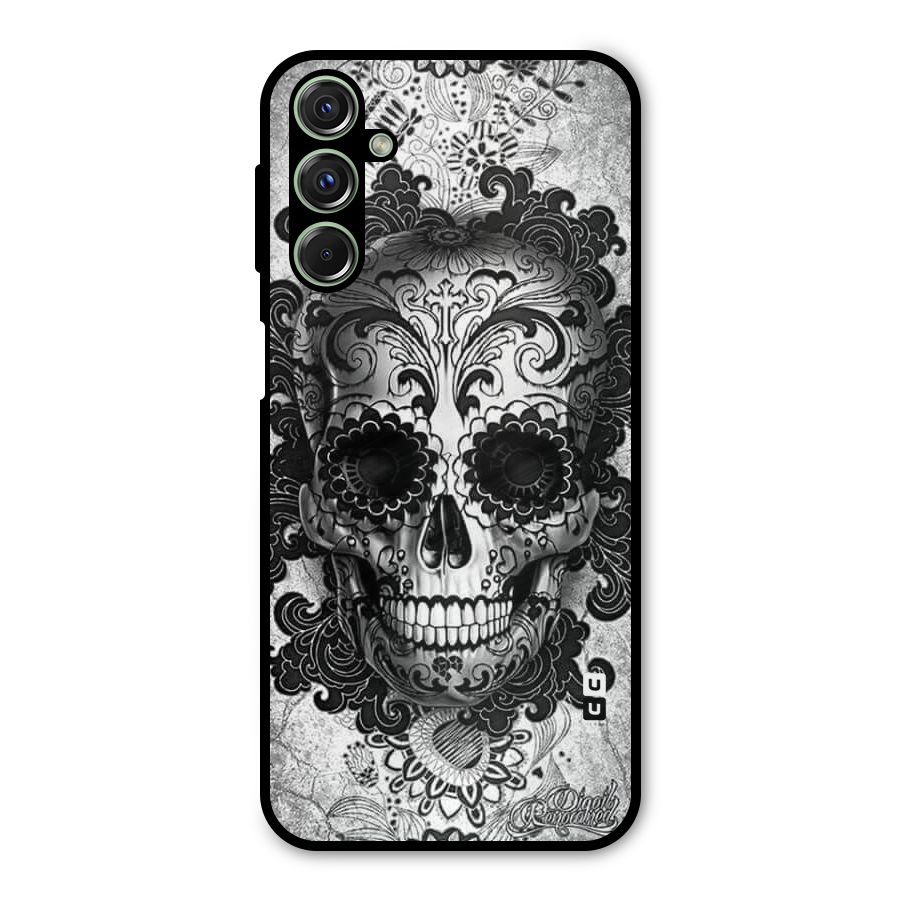 Floral Ghost Metal Back Case for Galaxy F34