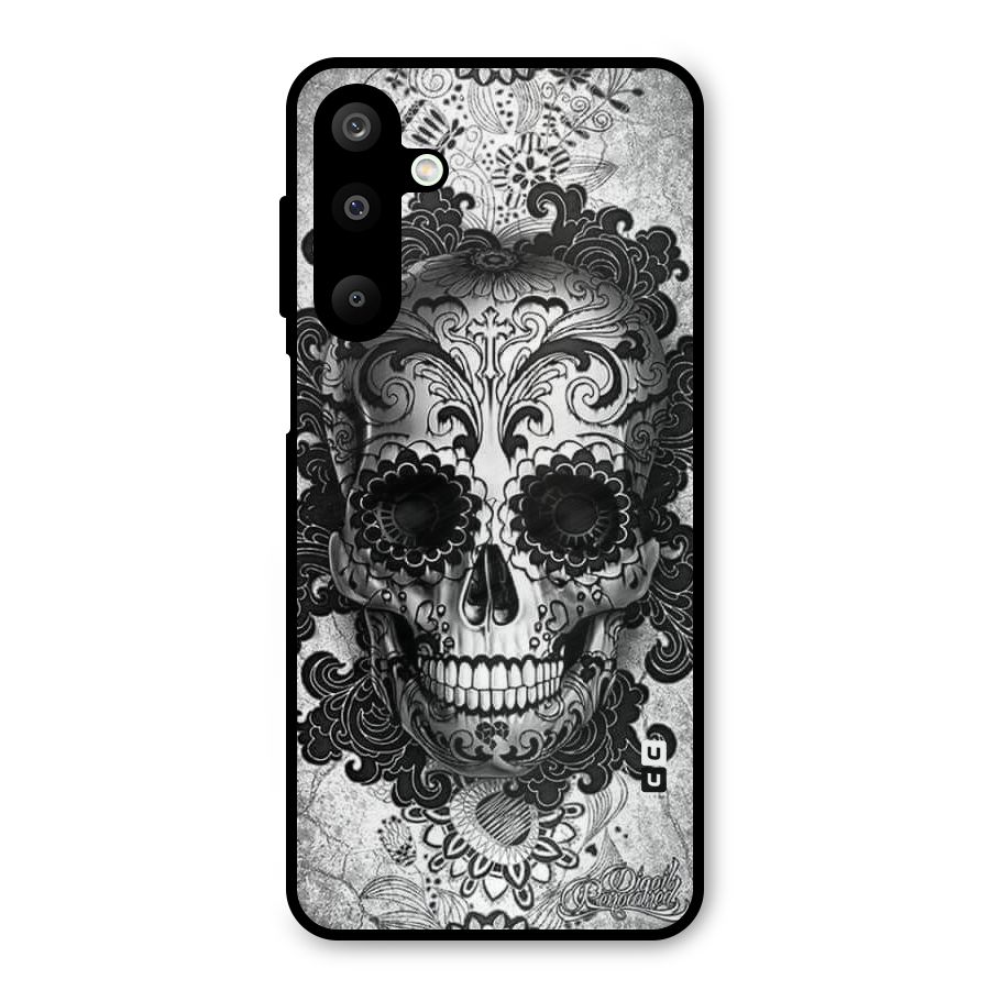 Floral Ghost Metal Back Case for Galaxy M16