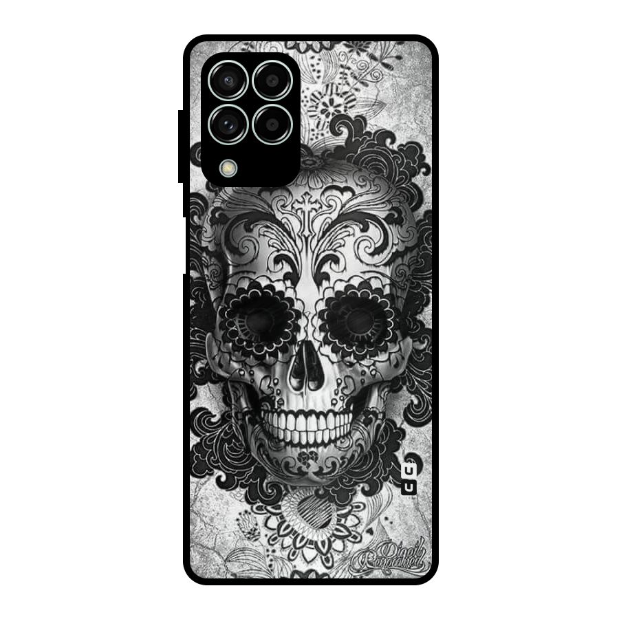 Floral Ghost Metal Back Case for Galaxy M33
