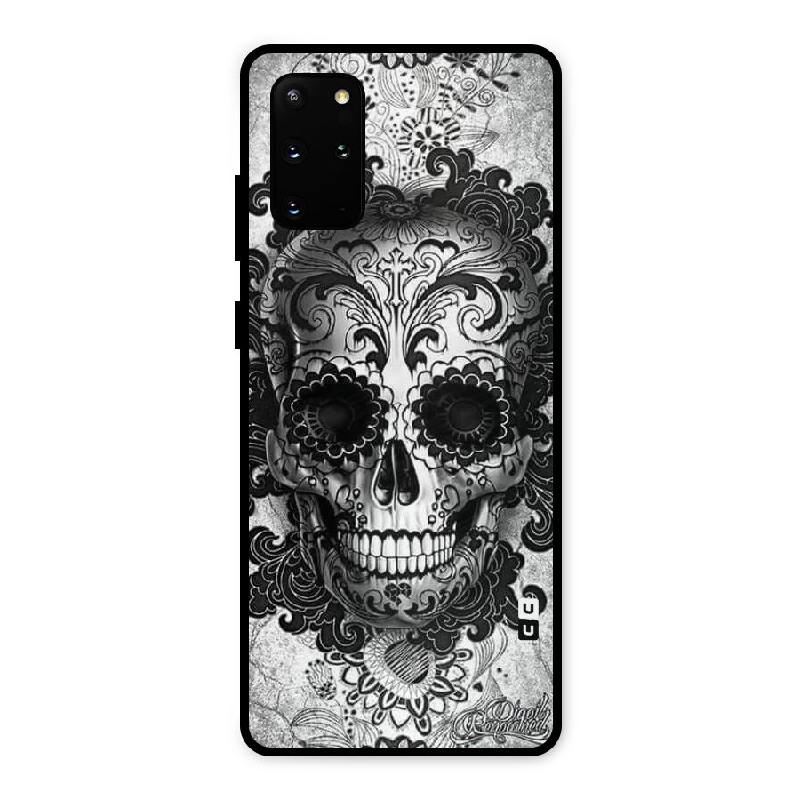 Floral Ghost Metal Back Case for Galaxy S20 Plus
