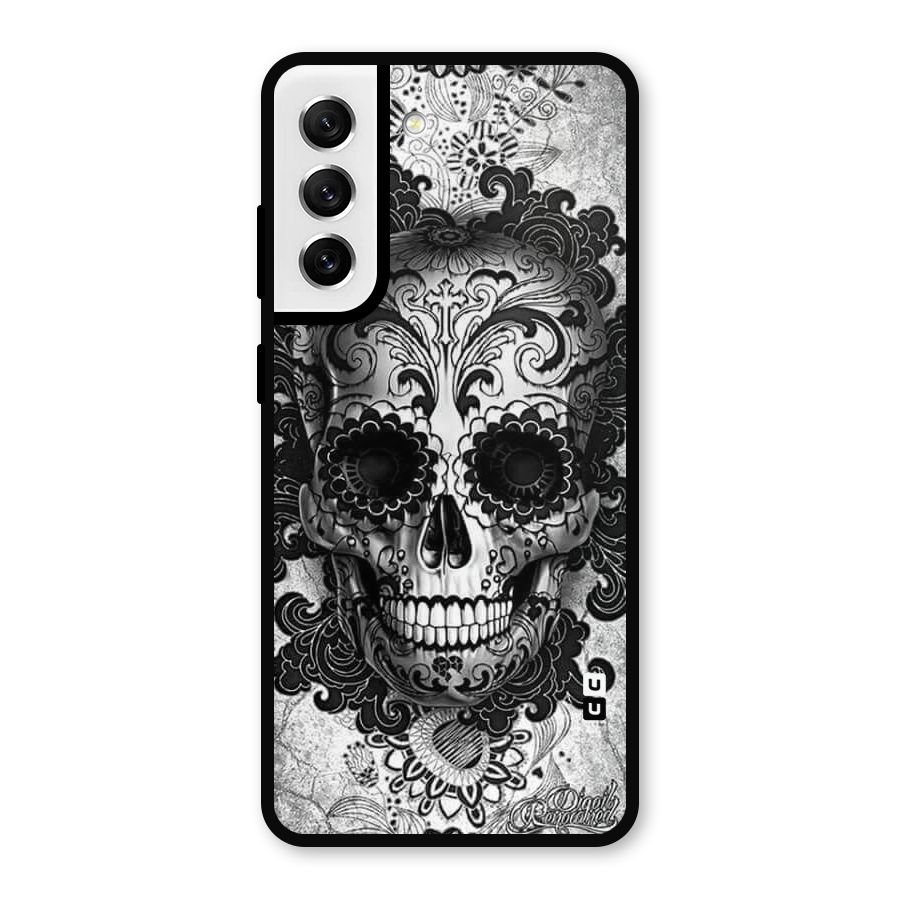 Floral Ghost Metal Back Case for Galaxy S21 FE 5G