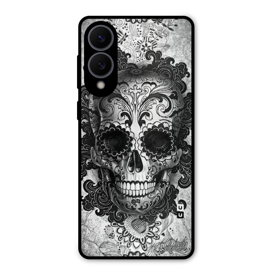 Floral Ghost Metal Back Case for Galaxy S25 Edge