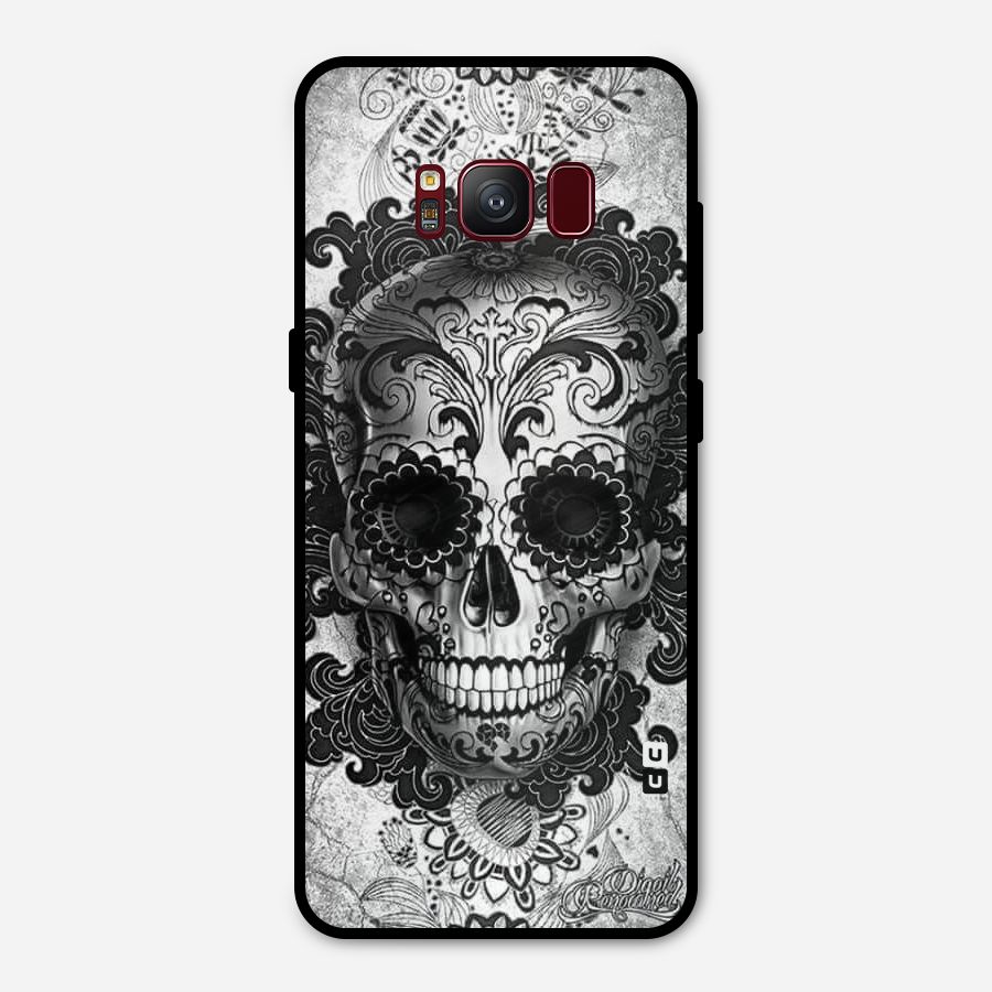 Floral Ghost Metal Back Case for Galaxy S8