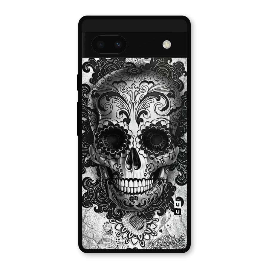Floral Ghost Metal Back Case for Google Pixel 6a