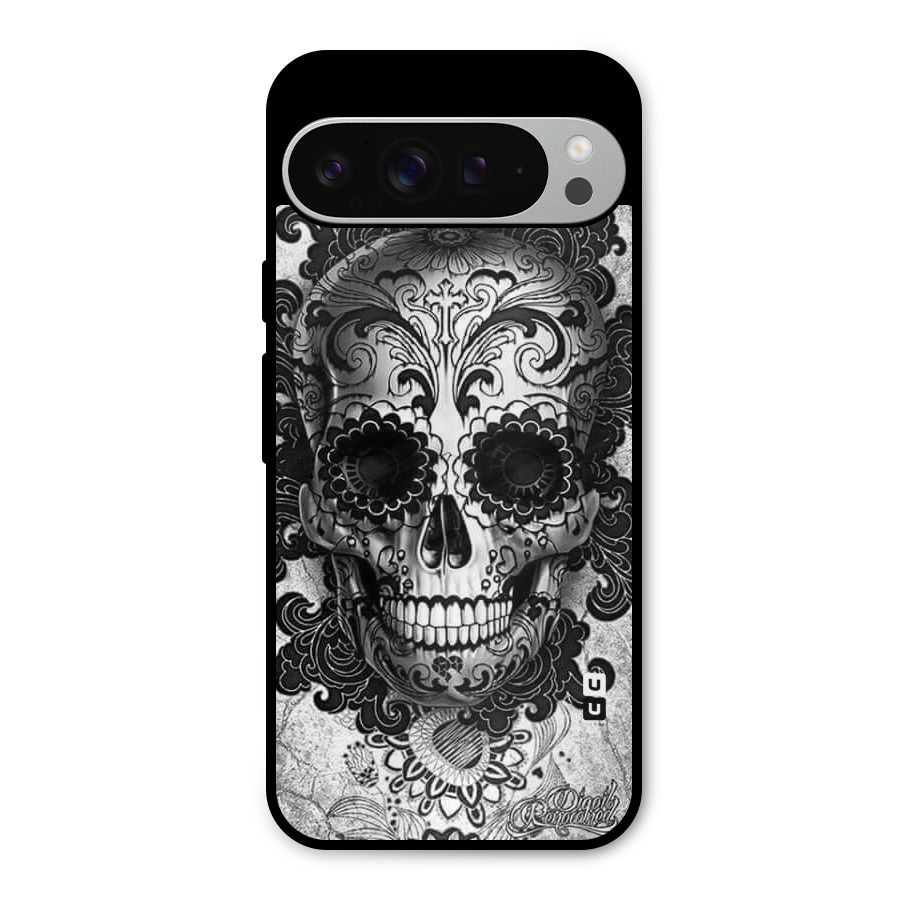 Floral Ghost Metal Back Case for Google Pixel 9 Pro XL