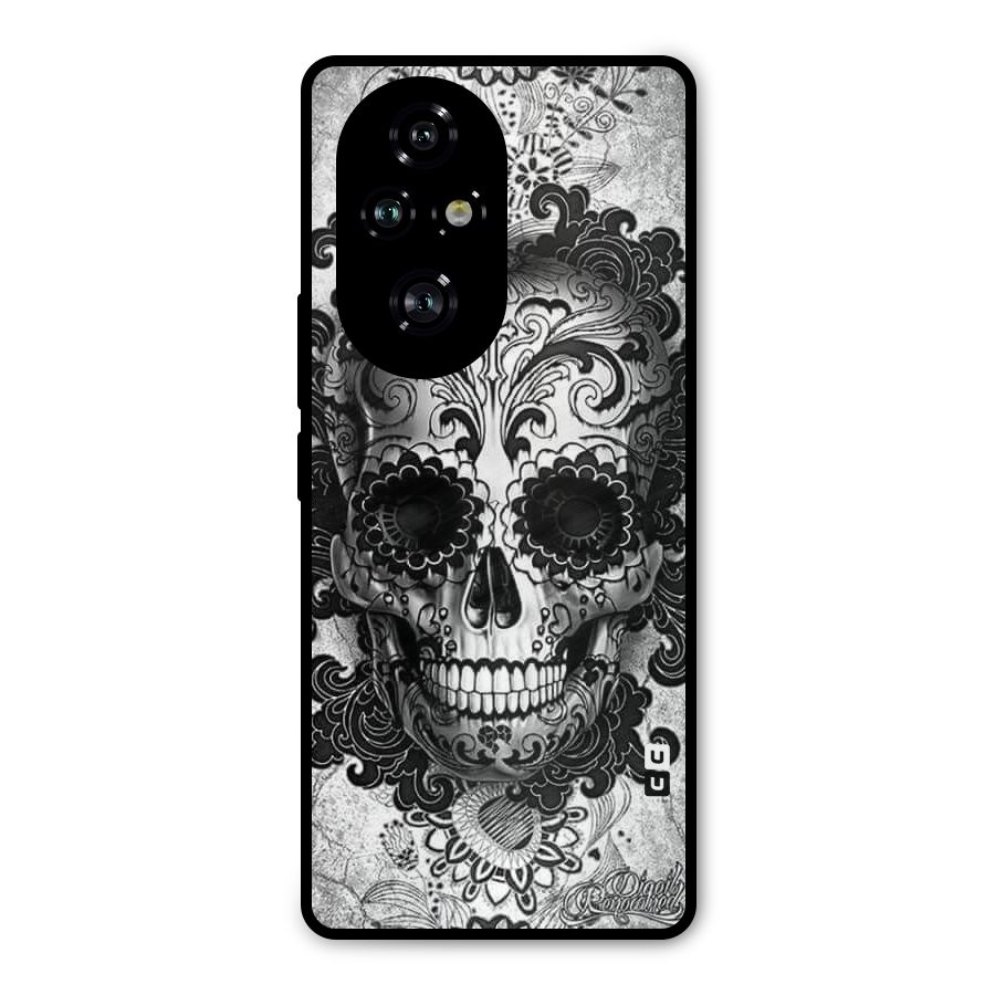 Floral Ghost Metal Back Case for Honor 200 Pro