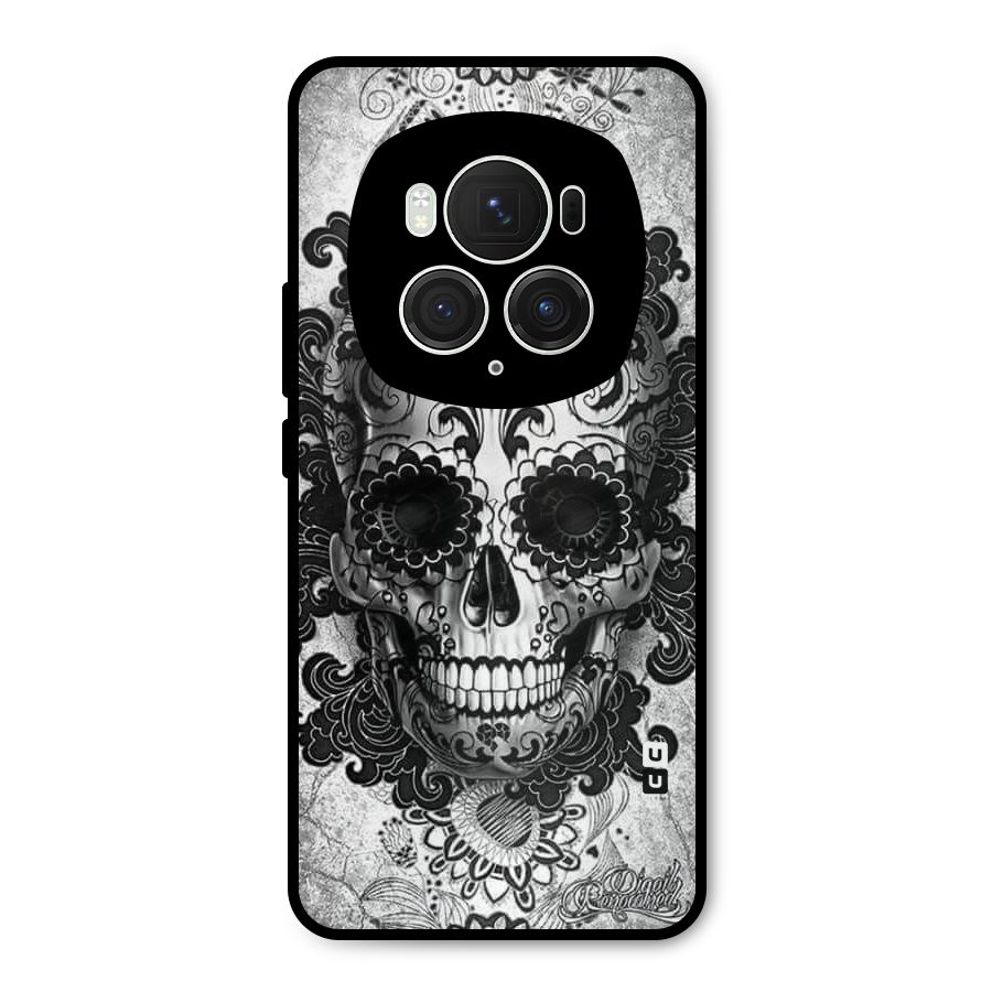 Floral Ghost Metal Back Case for Honor Magic6 Pro
