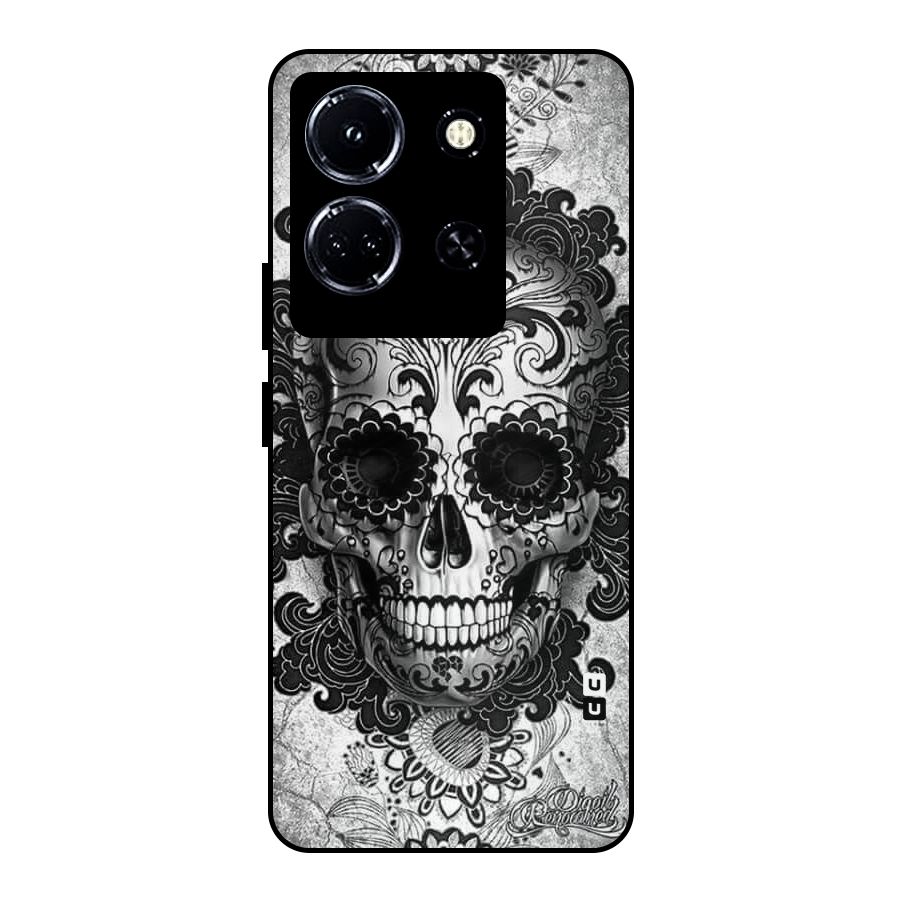Floral Ghost Metal Back Case for Infinix Note 30 5G