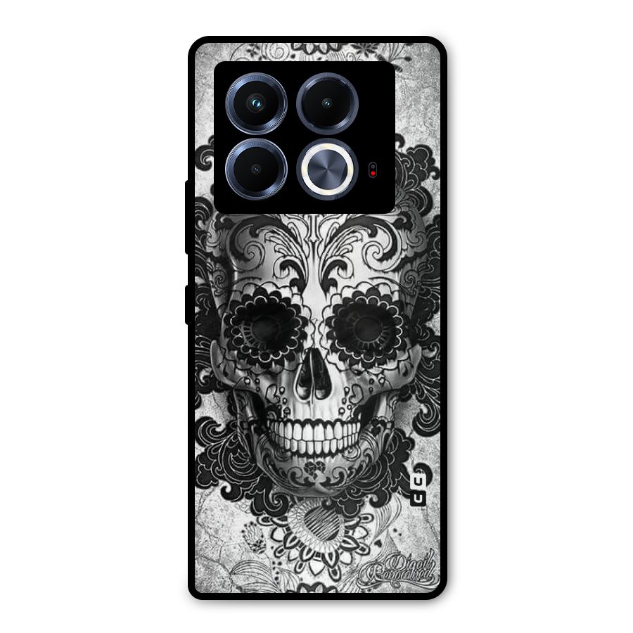 Floral Ghost Metal Back Case for Infinix Note 40 5G