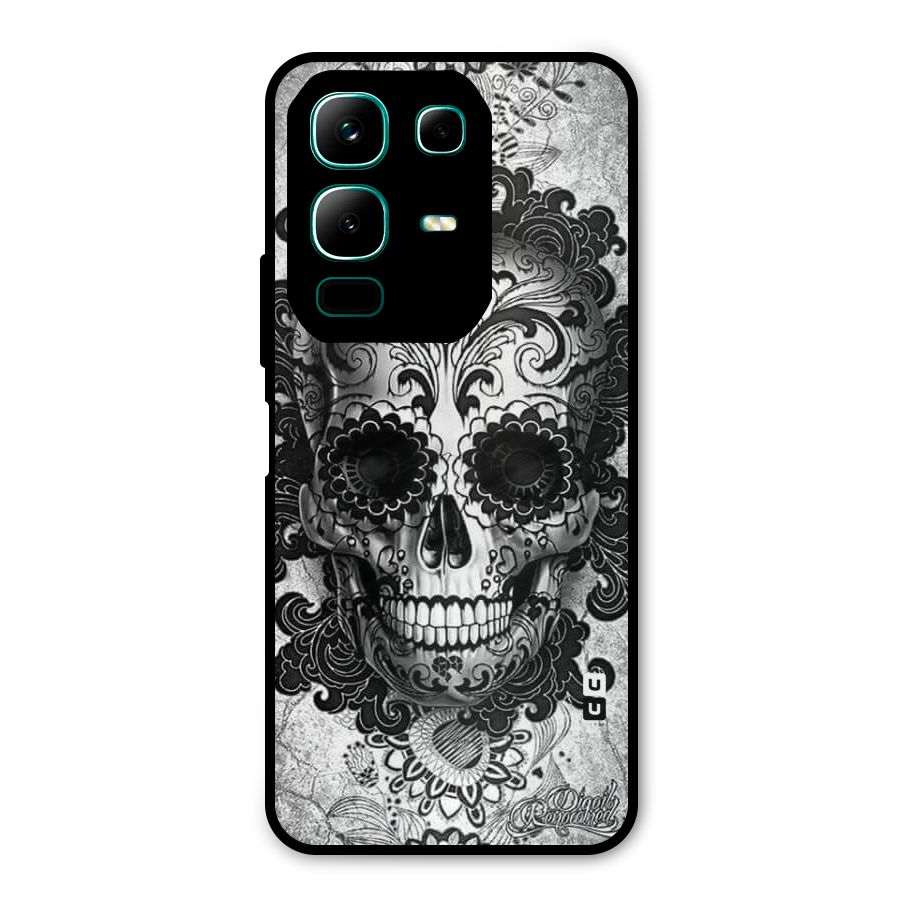 Floral Ghost Metal Back Case for Infinix Note 50x