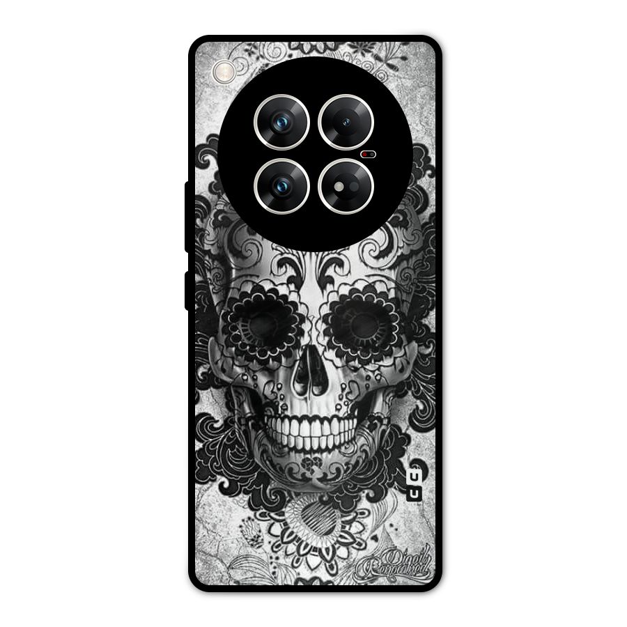 Floral Ghost Metal Back Case for Infinix Zero 40 5G