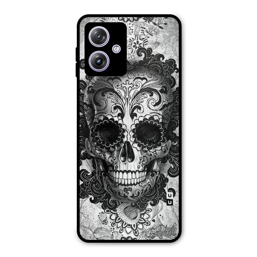 Floral Ghost Metal Back Case for Moto G64