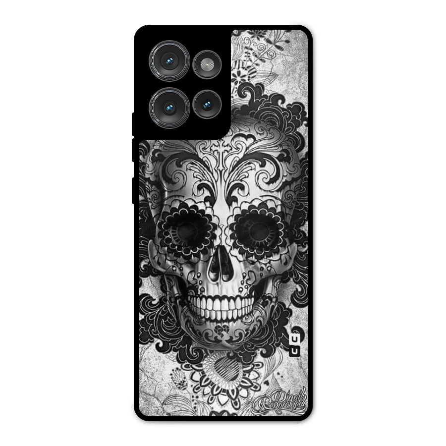 Floral Ghost Metal Back Case for Motorola Edge 50