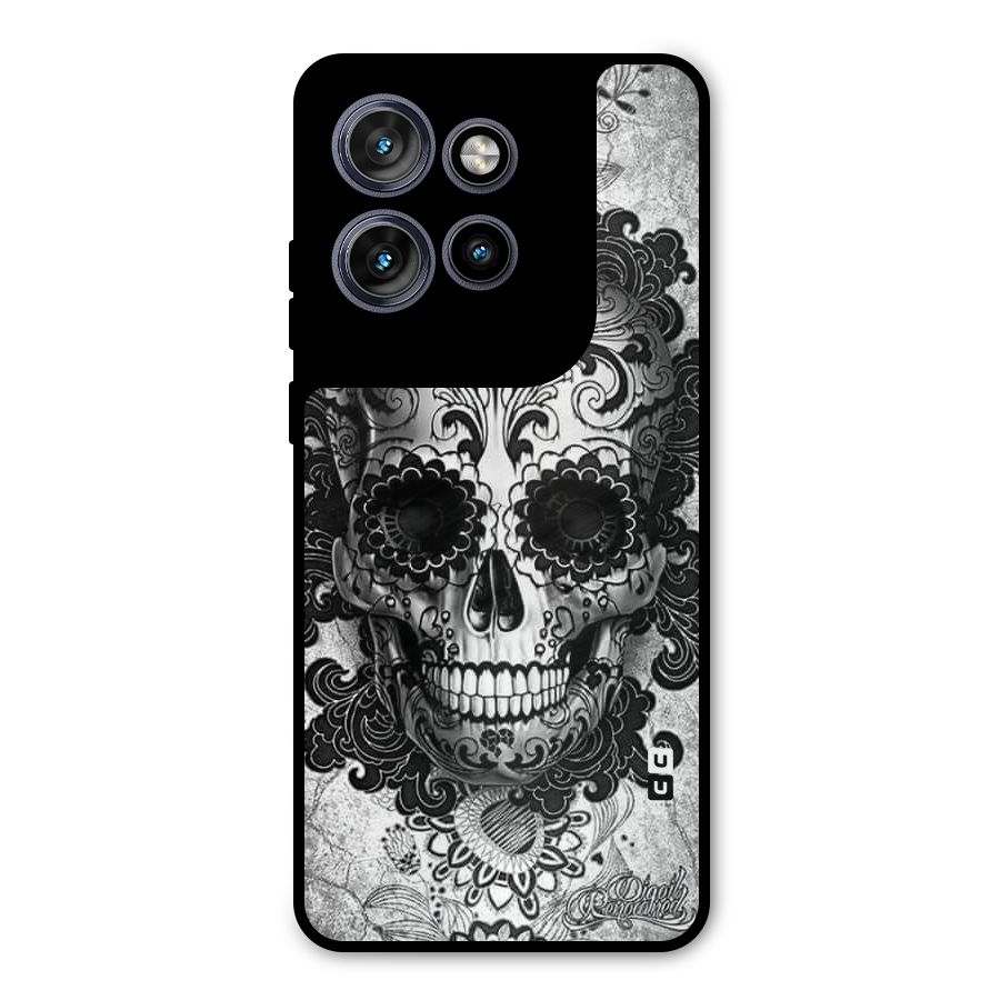 Floral Ghost Metal Back Case for Motorola Edge 50 Neo