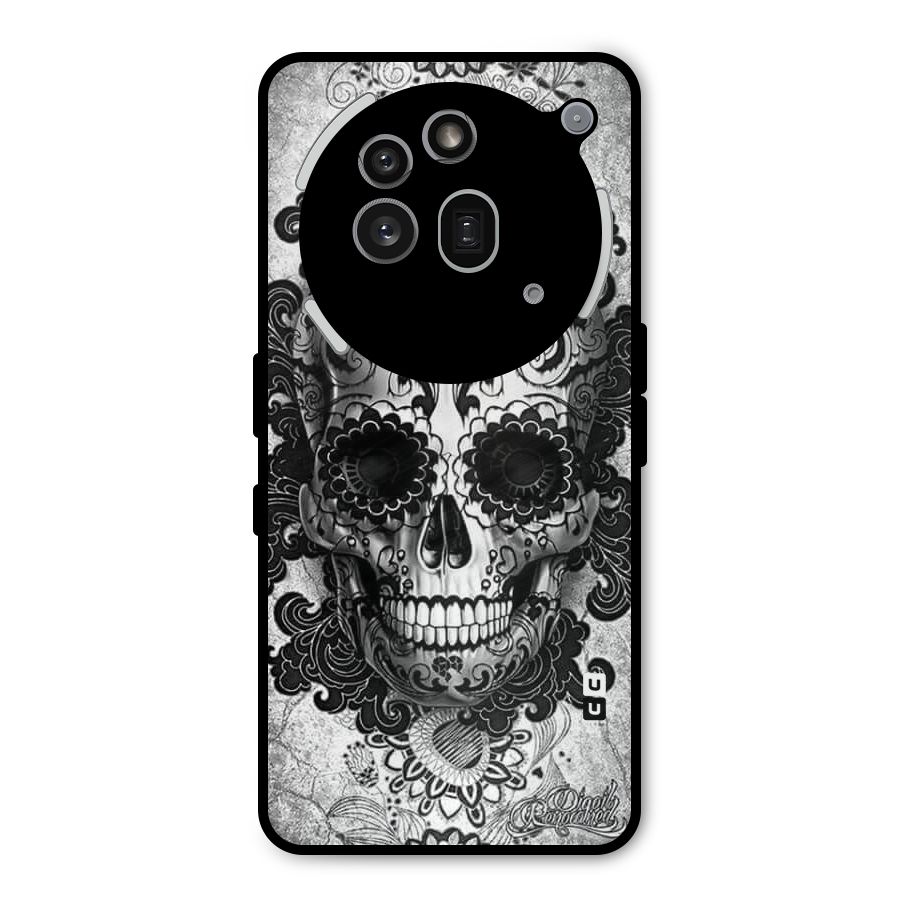 Floral Ghost Metal Back Case for Nothing Phone 3a Pro