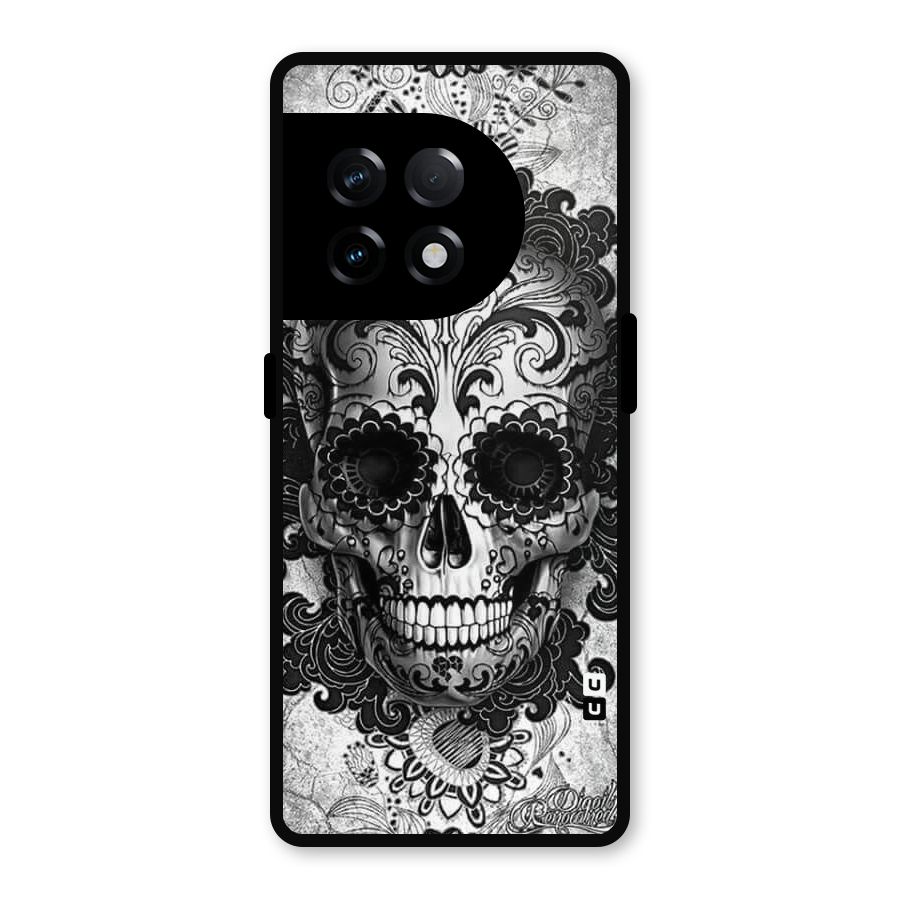 Floral Ghost Metal Back Case for OnePlus 11R