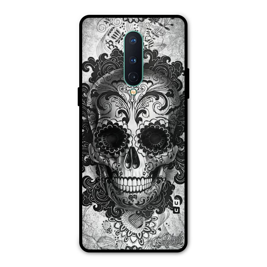 Floral Ghost Metal Back Case for OnePlus 8