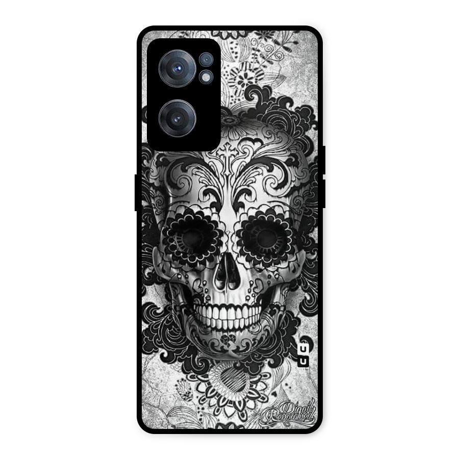 Floral Ghost Metal Back Case for OnePlus Nord CE 2 5G