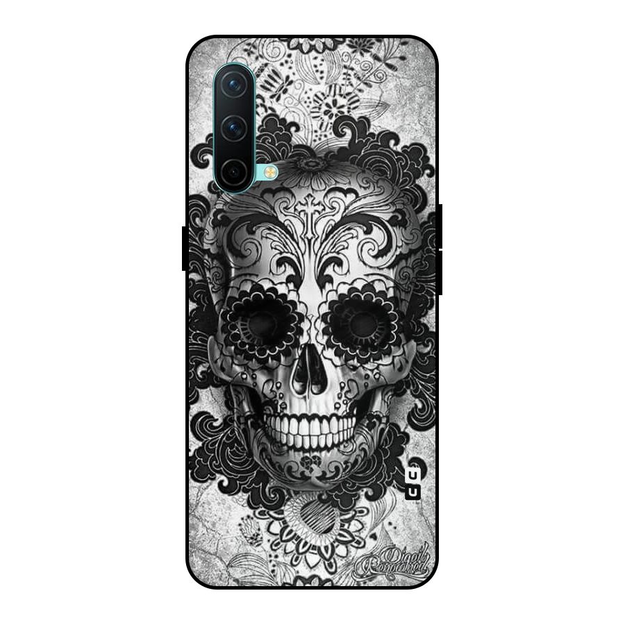 Floral Ghost Metal Back Case for OnePlus Nord CE 5G