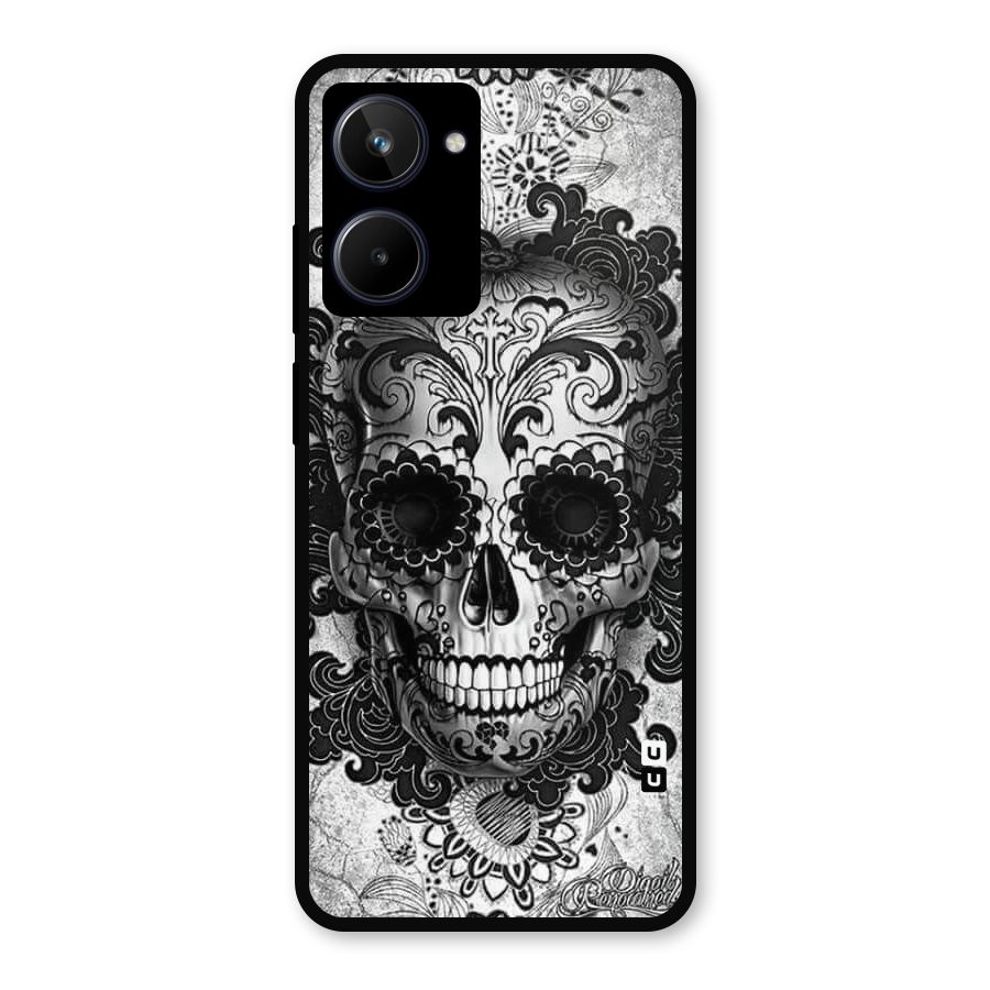 Floral Ghost Metal Back Case for Realme 10